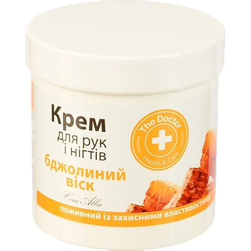 Крем для рук і нігтів Бджолиний віск Домашний доктор 250мл