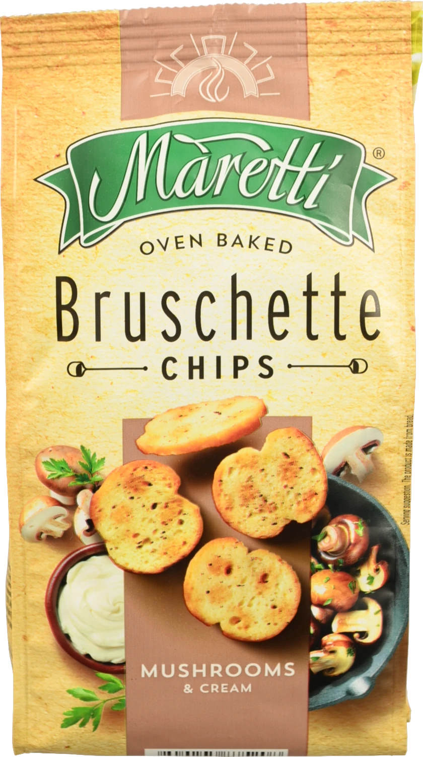 Брускетти Maretti з грибами та сметаною 70г