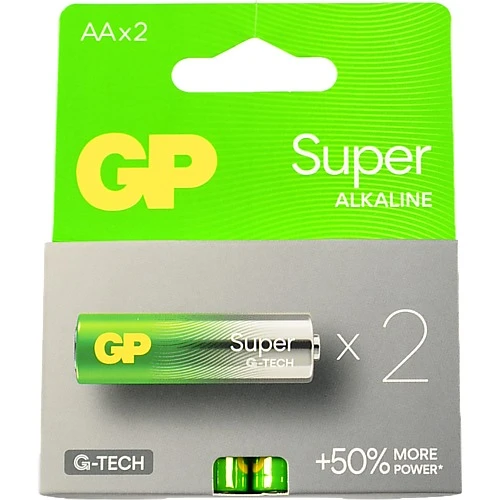 Батарейки AA LR6 №GP15AETA21-2GSB2 Super Alkaline GP 2шт
