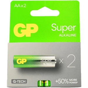 Батарейки AA LR6 №GP15AETA21-2GSB2 Super Alkaline GP 2шт