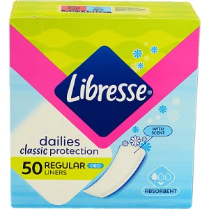 Прокладки Лібресс Dailies Classic Protection Deo 50шт