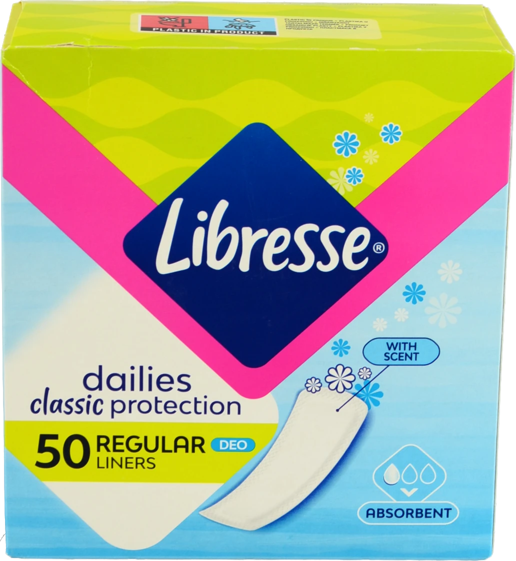 Прокладки Лібресс Dailies Classic Protection Deo 50шт