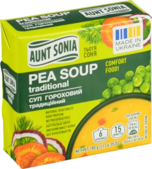 Суп гороховий Традиційний Тьотя Соня 180г