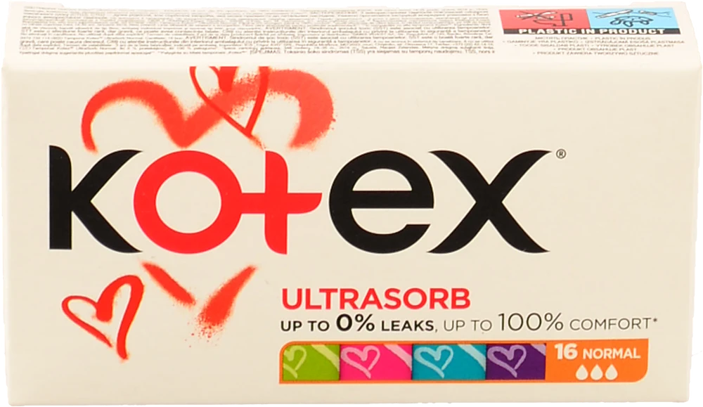 Тампони Котекс нормал 16шт