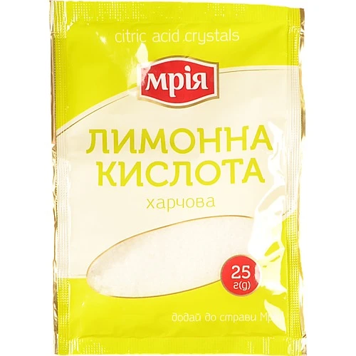 Кислота лимонна Мрія 25г