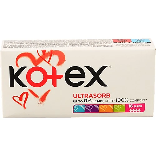Тампони Котекс супер 16шт