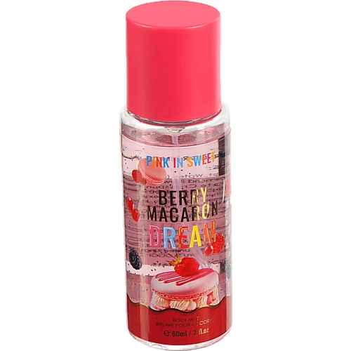 Спрей Pink in Sweet 60мл для тіла Berry Macaron Dream B0068-RC