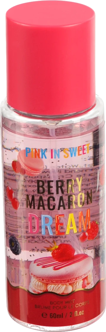 Спрей Pink in Sweet 60мл для тіла Berry Macaron Dream B0068-RC