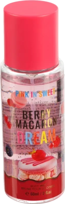 Спрей Pink in Sweet 60мл для тіла Berry Macaron Dream B0068-RC