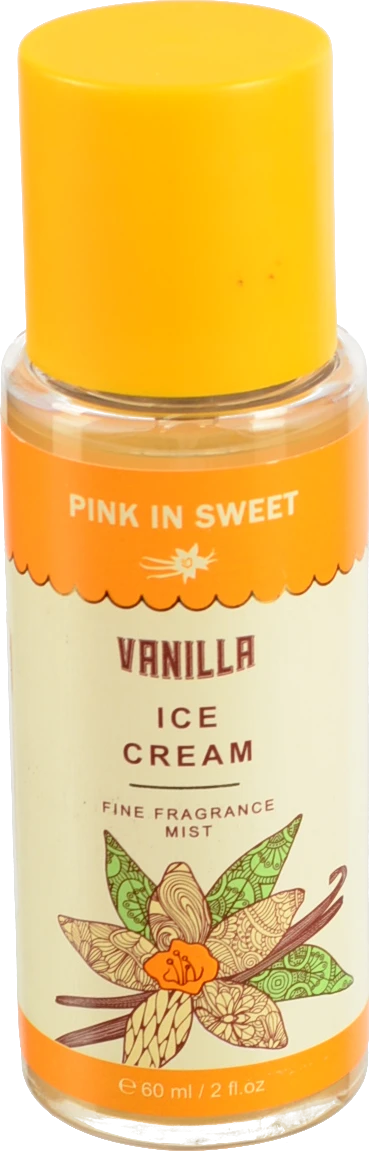 Спрей Pink in Sweet 60мл для тіла ванільне морозиво B0068-DP