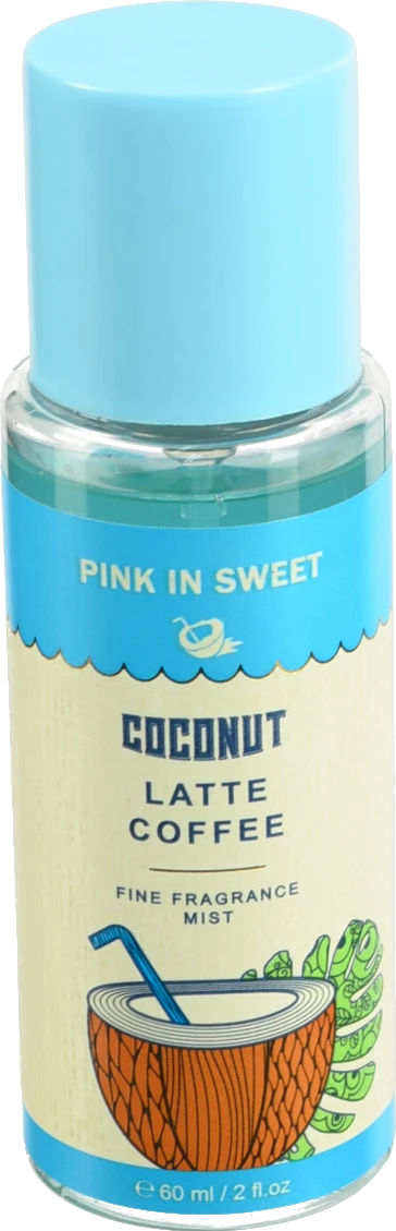 Спрей Pink in Sweet 60мл д.тіла coconut latte coffee B0068-DP