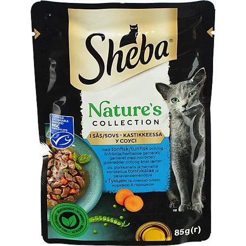 Корм Шеба Natures 85г тунець овочі льняна олія в соусі