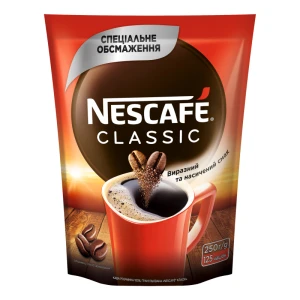 Кава розчинна гранульована Classic Nescafe д/п 250г