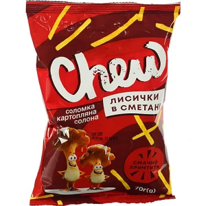 Соломка Chew 70г картопляна лисички в сметане