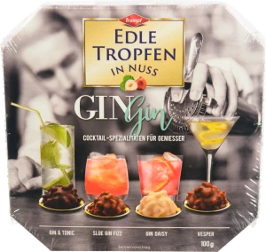 Цукерки Edle Tropfen 100г gin алкоголь та горіхи