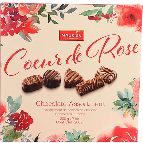 Цукерки Mauxion 200г coeur de rose асорті