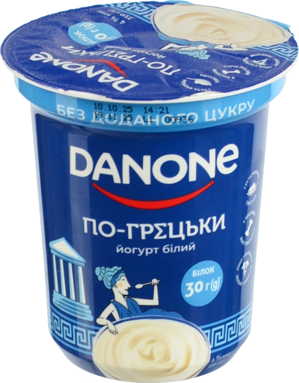Йогурт Данон 350г 4% грецький ст