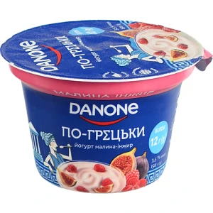 Йогурт Данон 150г 3.5% малина інжир грецький ст