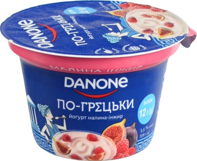Йогурт Данон 150г 3.5% малина інжир грецький ст