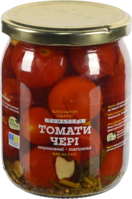 Томати Батальйон смаку 540мл чері