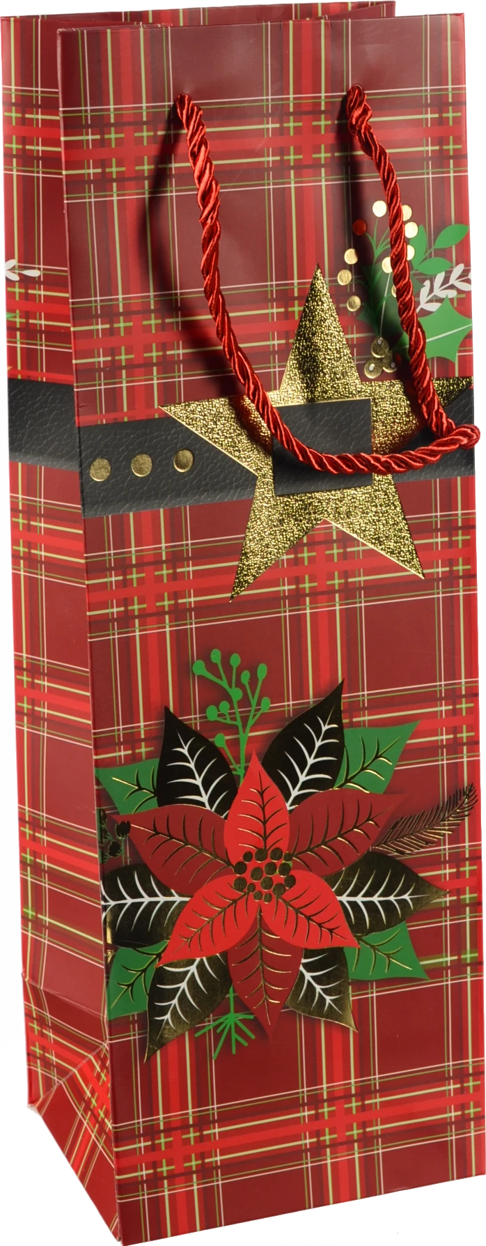Пакет подарунковий новорічний 351210cм