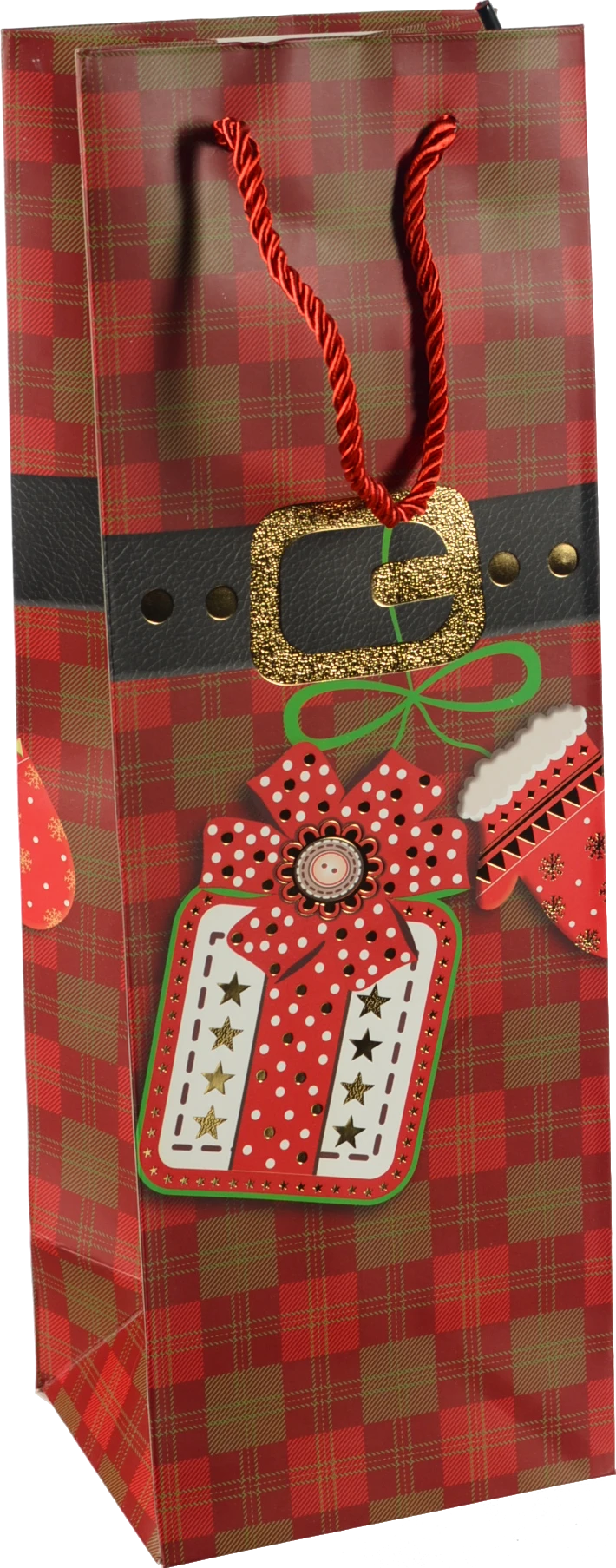 Пакет подарунковий новорічний 351210cм