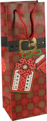 Пакет подарунковий новорічний 351210cм