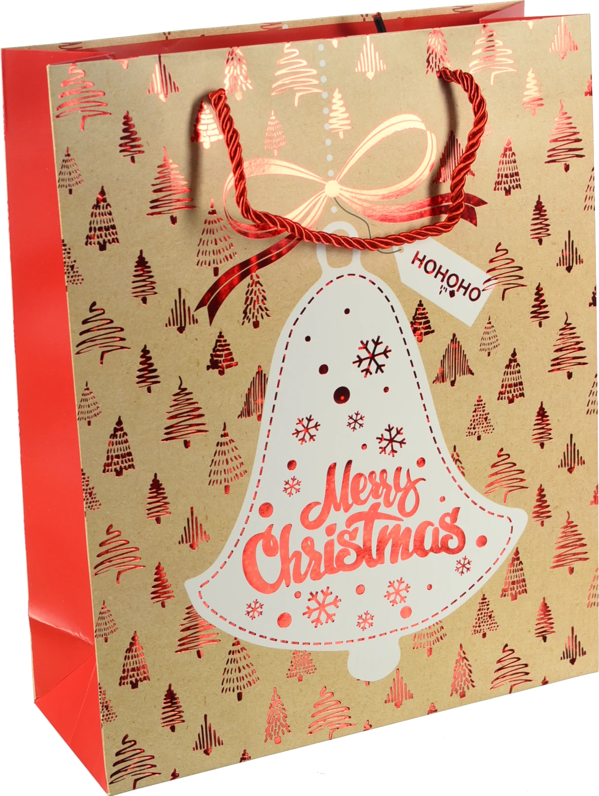 Пакет подарунковий новорічний тип 3 26*32*10cm