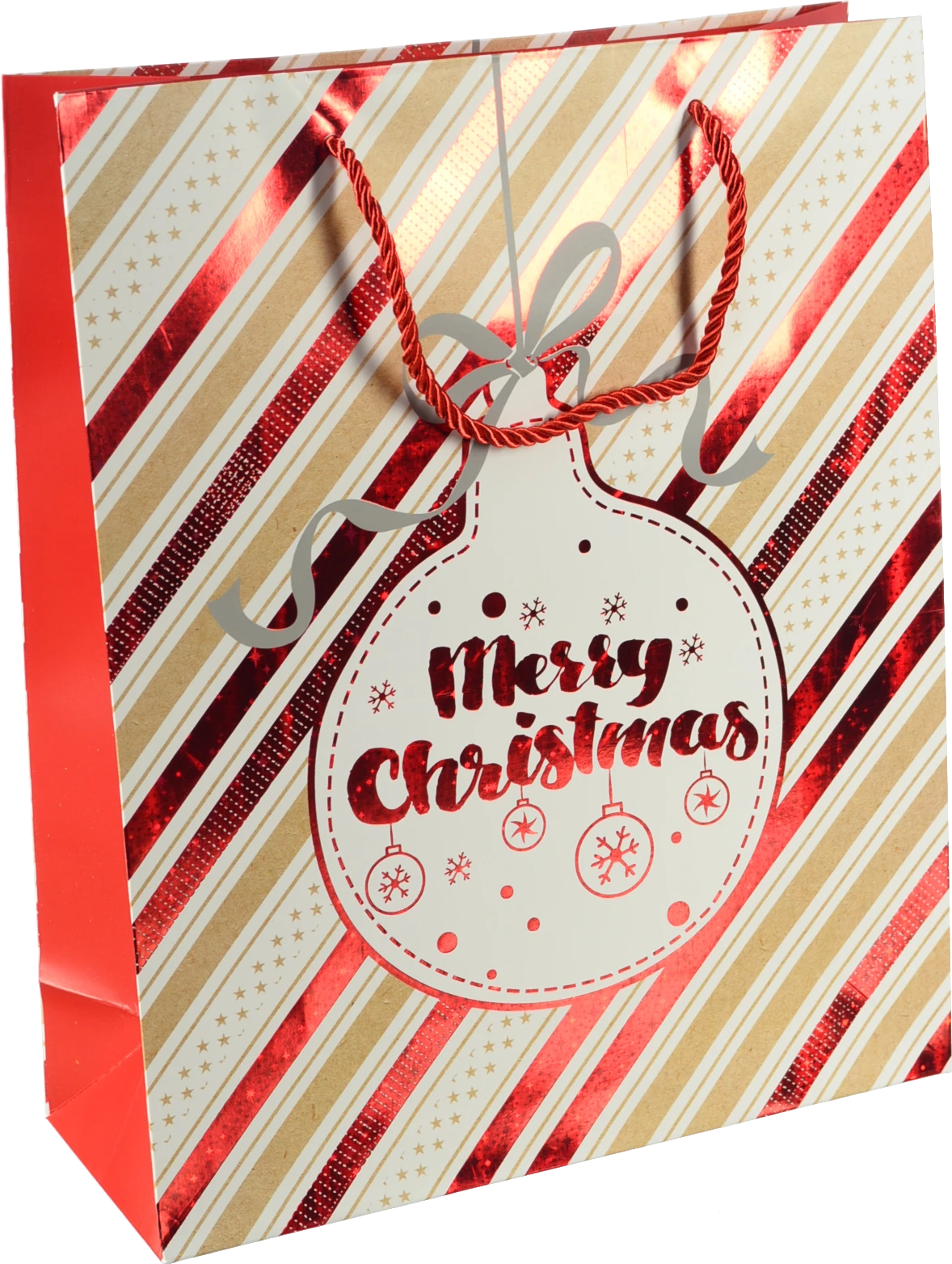 Пакет подарунковий новорічний тип 3 26*32*10cm