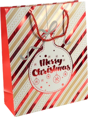Пакет подарунковий новорічний тип 3 26*32*10cm