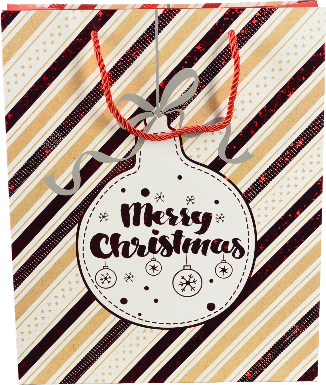 Пакет подарунковий новорічний тип 3 26*32*10cm