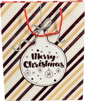 Пакет подарунковий новорічний тип 3 26*32*10cm