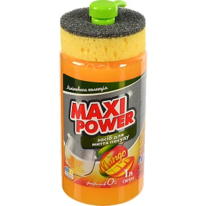 Засіб Maxi Power д.миття посуд 1л манго