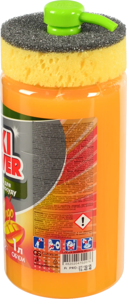 Засіб Maxi Power д.миття посуд 1л манго