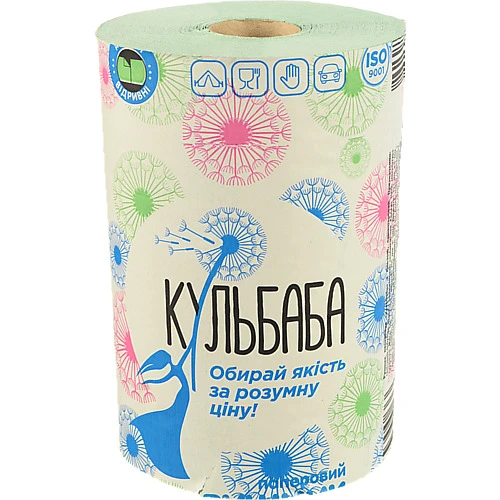 Рушник паперовий Кульбаба 1шт
