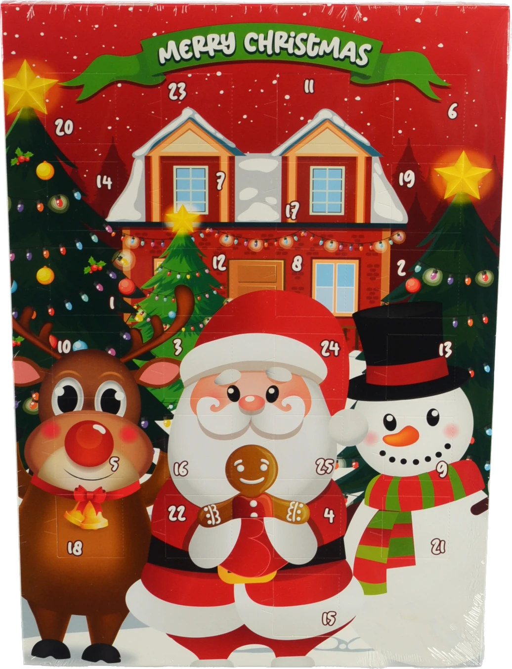 Цукерки Relkon 50г адвент календар рiздвяний