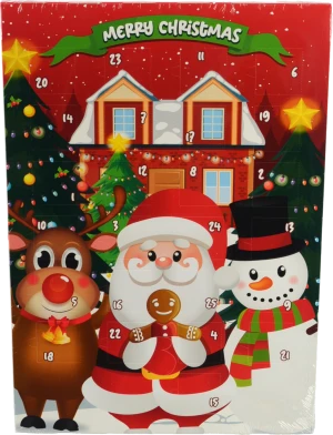 Цукерки Relkon 50г адвент календар рiздвяний