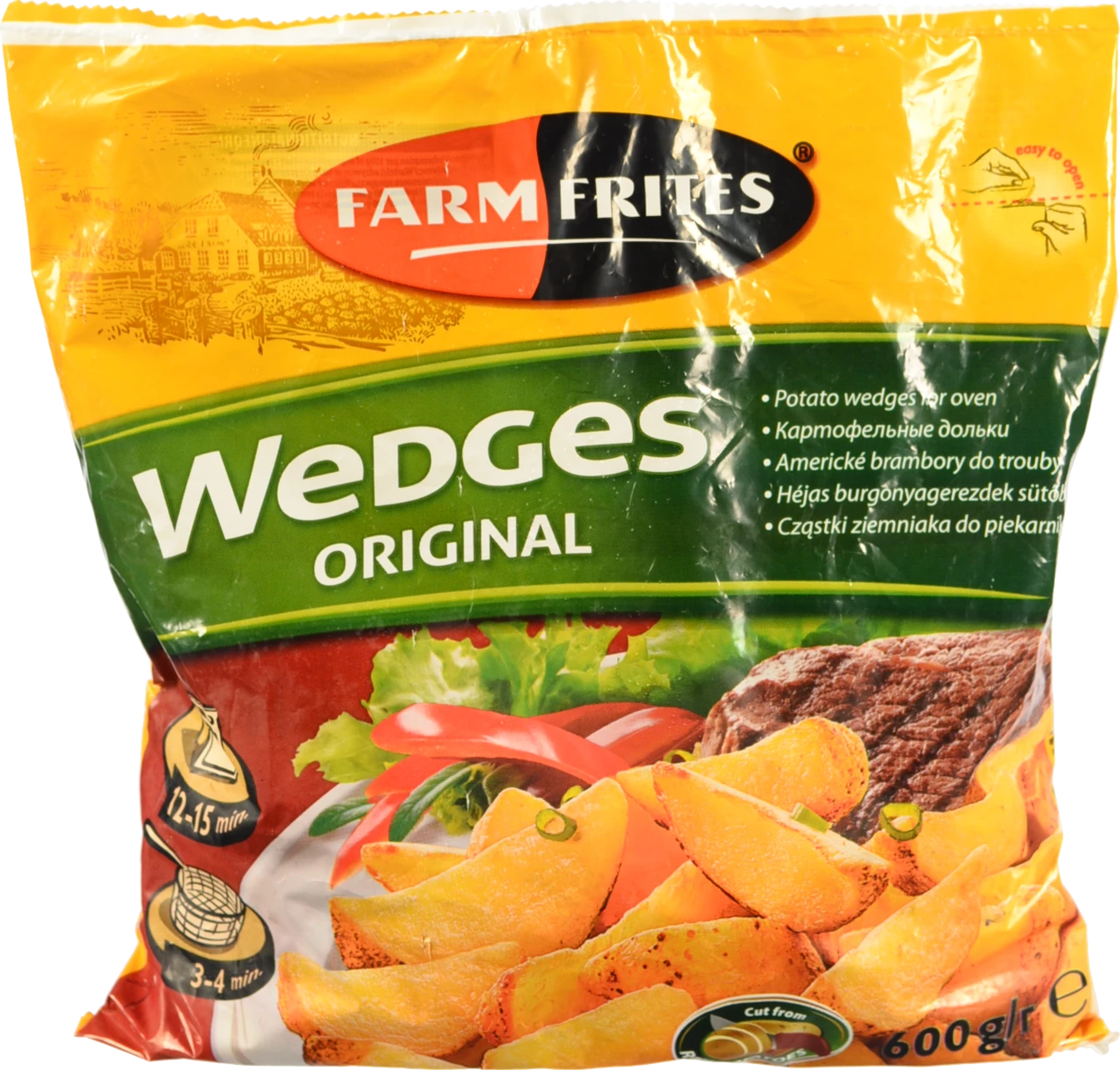 Картопляні дольки Farm Frites 600г в скоринці