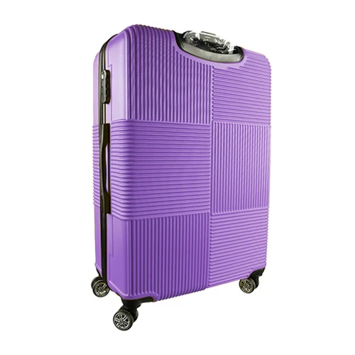 Валіза пластиковa 65х42х26см колір pink purple