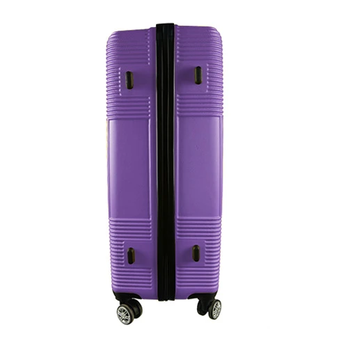 Валіза пластиковa 65х42х26см колір pink purple