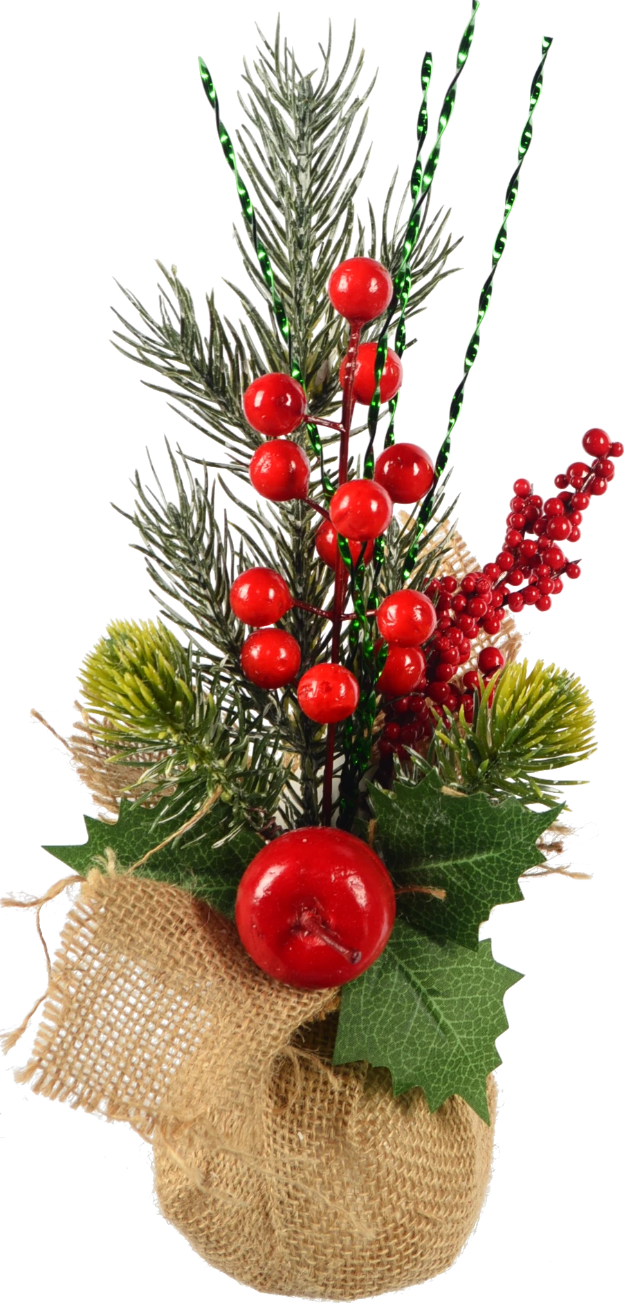 Декор новорічний флористична композиція тип 14 27cm