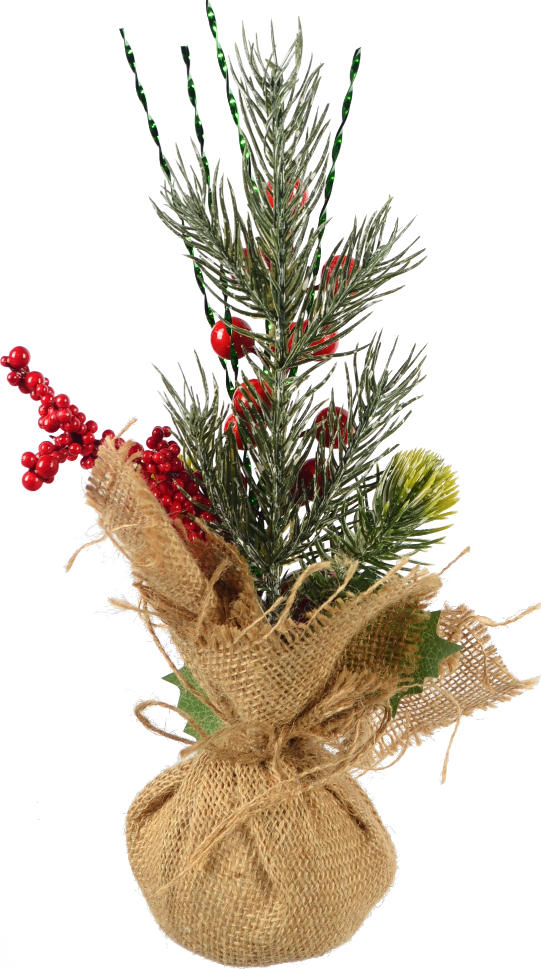 Декор новорічний флористична композиція тип 14 27cm