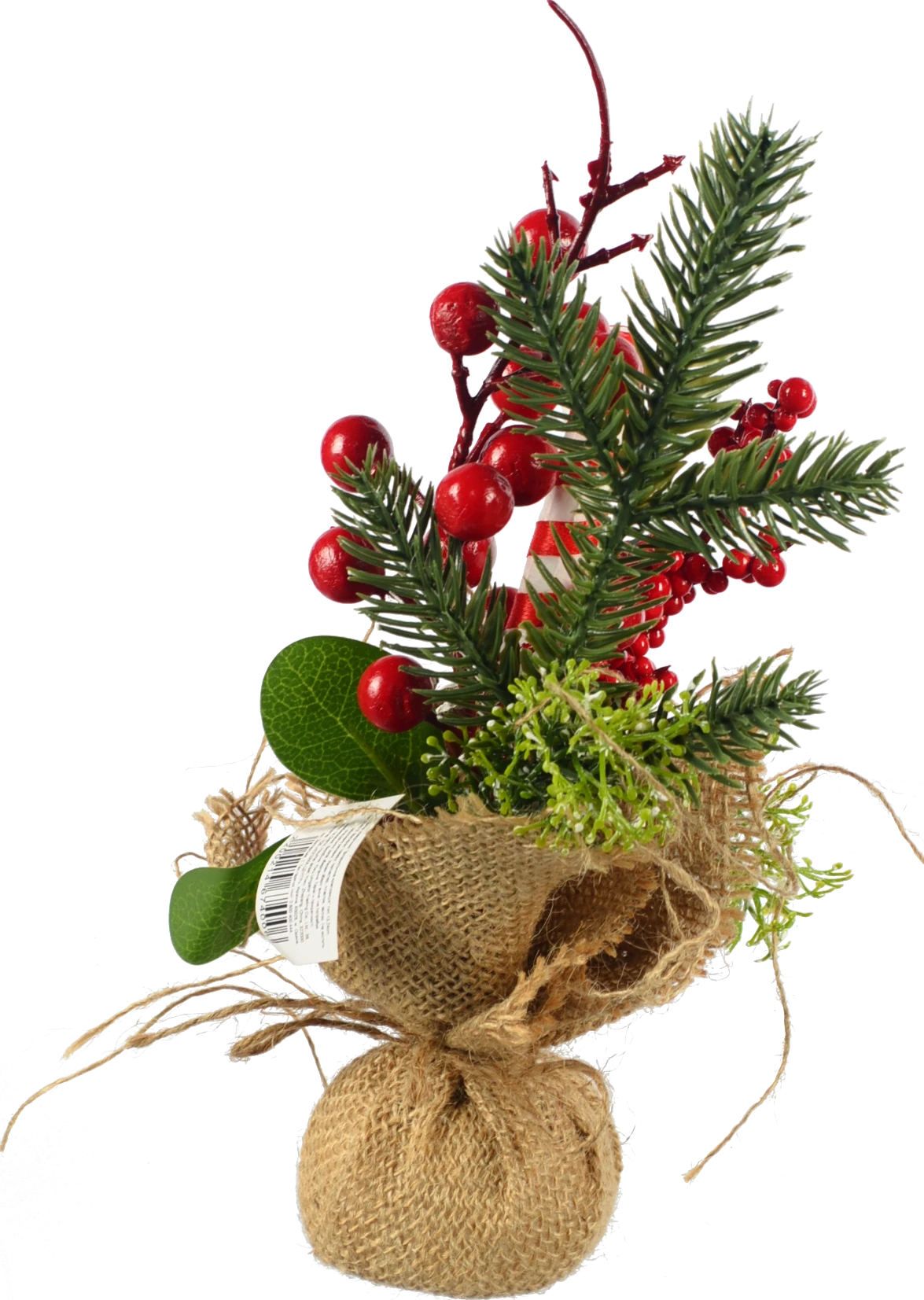 Декор новорічний флористична композиція тип 13 24cm