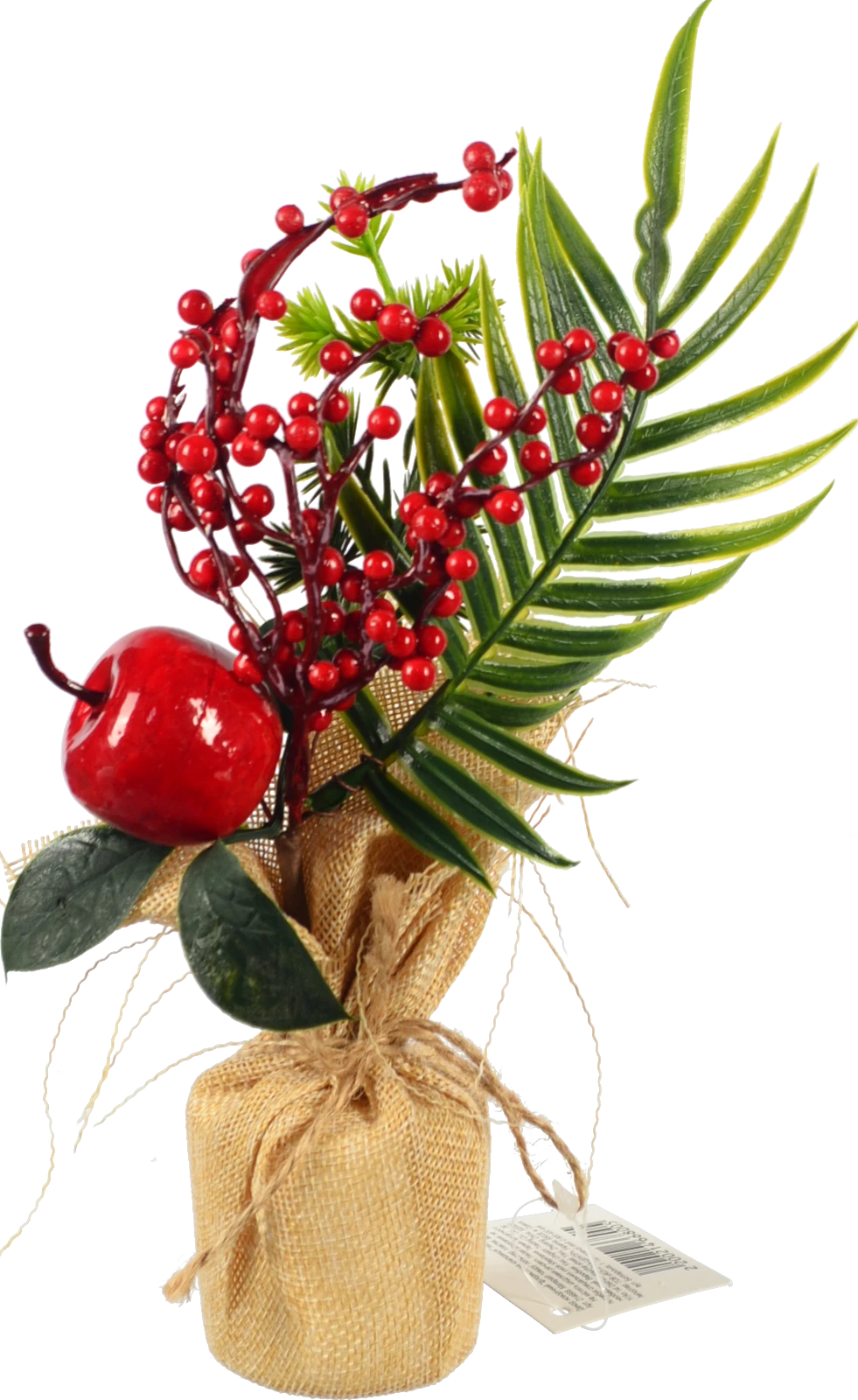 Декор новорічний флористична композиція тип 7 26cm