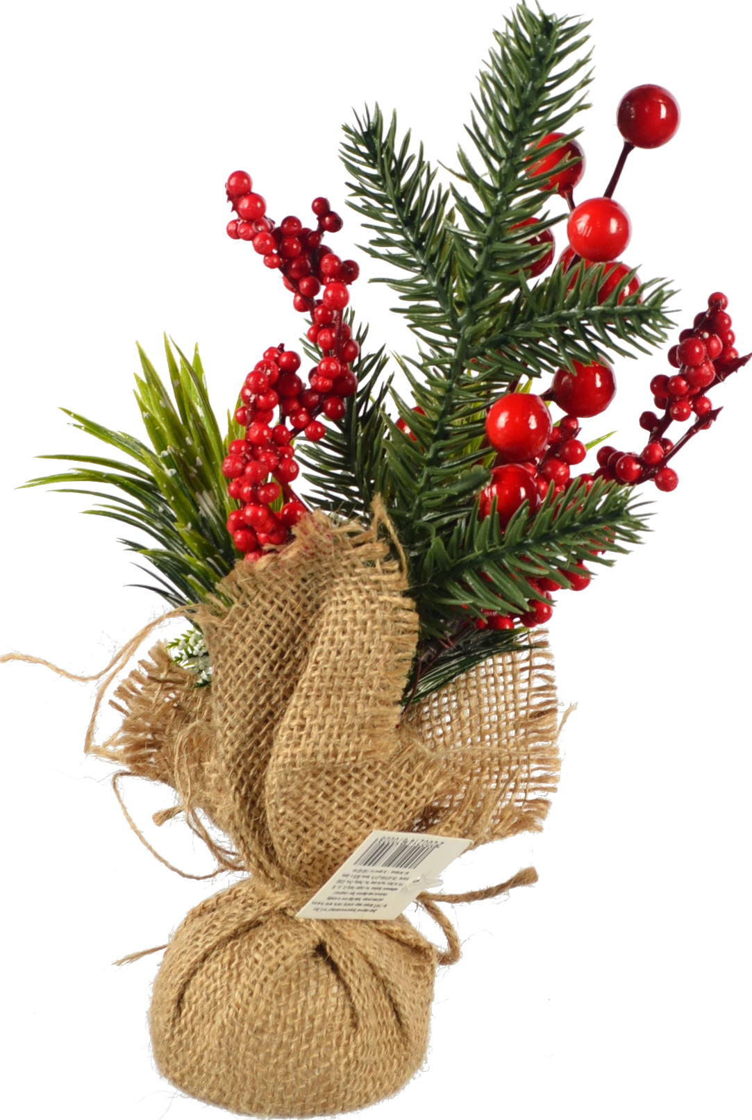 Декор новорічний флористична композиція тип 9 25cm