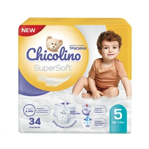 Підгузники-трусики Chicolino Super Soft 5 розмір (11-25кг) 34шт
