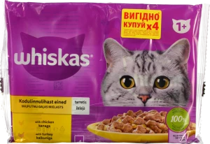 Корм Віскас 4х85г курка індичка в желе
