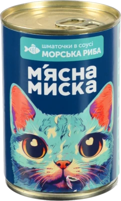 Корм д.котів ММ 415г соус морська риба