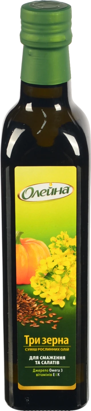 Суміш олій рослинних Три зерна Олейна с/пл 500мл