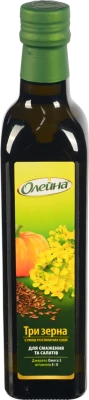 Суміш олій рослинних Три зерна Олейна с/пл 500мл
